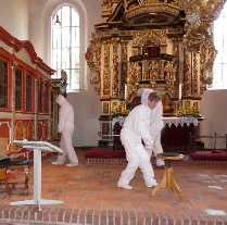 Spielszene Eisbären im Zoo